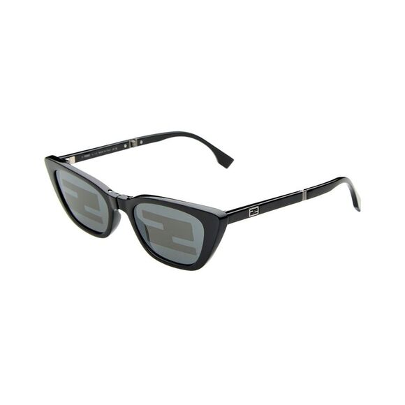 Fendi Women\'s Fe40089i 53Mm Sunglasses, Black